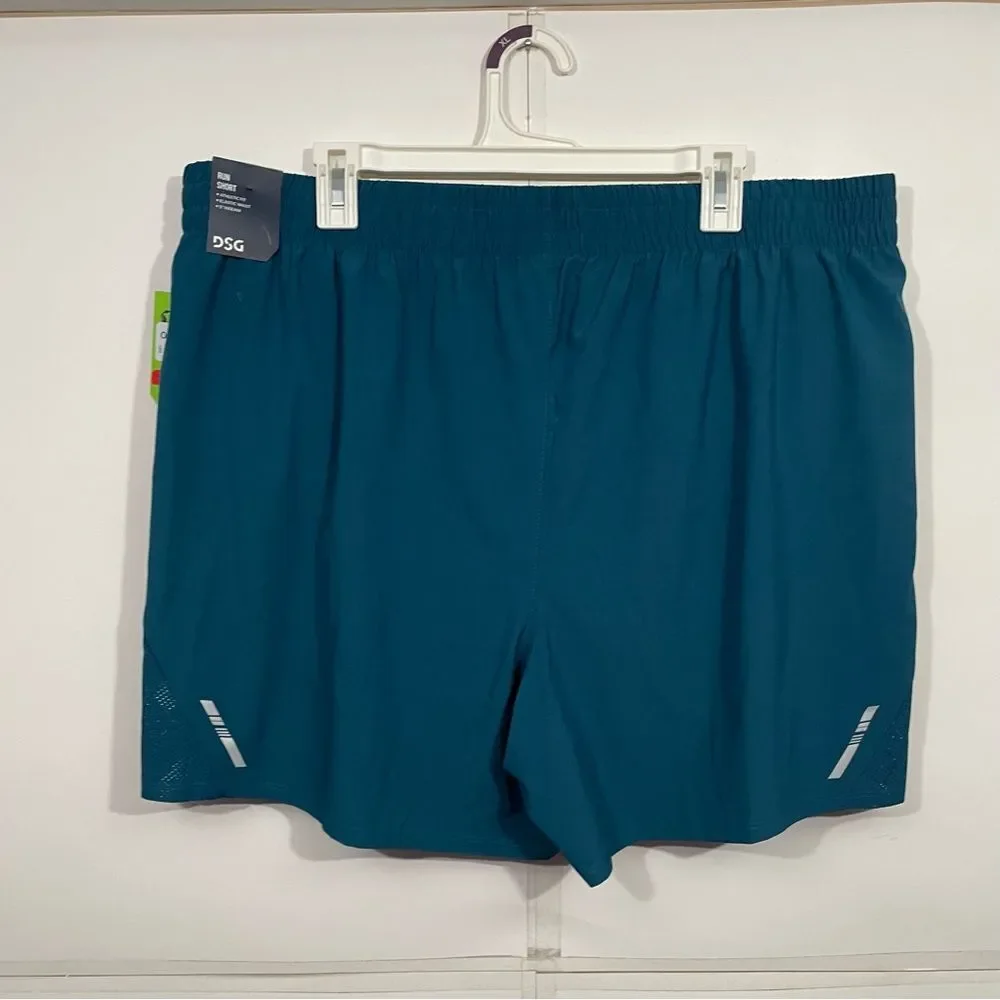 NWT DSG Teal Lined Athletic Running Shorts